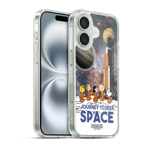 Peanuts Secrets Of Apollo 10 Journey to Deep Space Soft Gel Case for Apple iPhone 16 & MagSafe