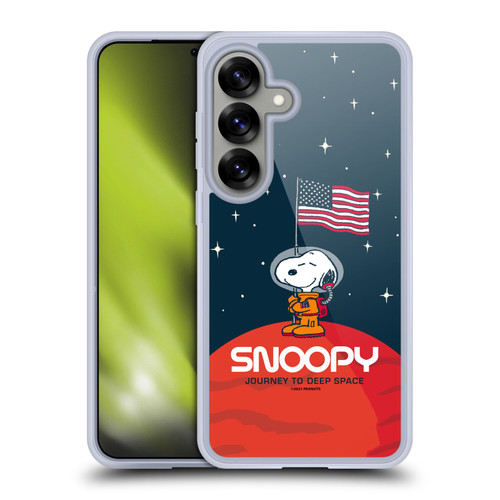 Peanuts Secrets Of Apollo 10 Flag Soft Gel Case for Samsung Galaxy S25 & MagSafe