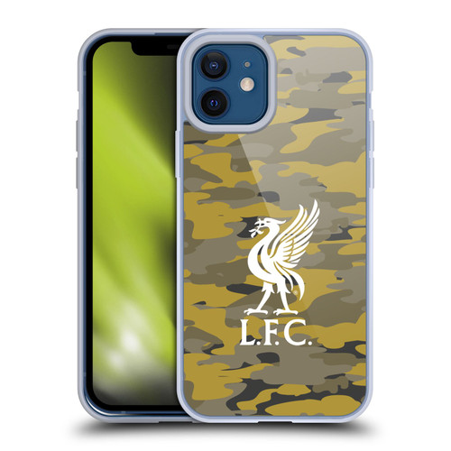 Liverpool Football Club Camou Royal Colourways Liver Bird Soft Gel Case for Apple iPhone 12 / iPhone 12 Pro & MagSafe