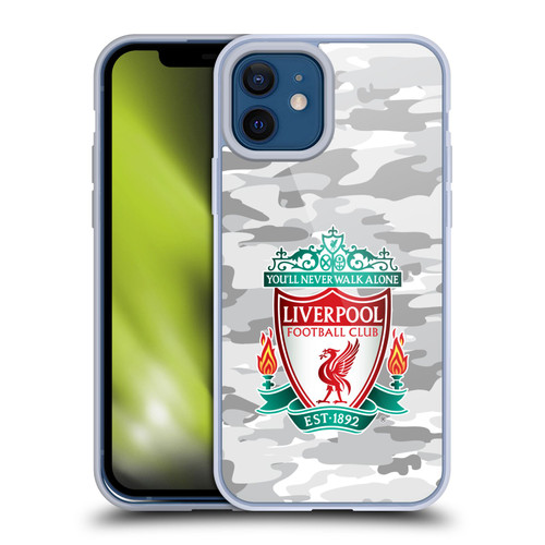Liverpool Football Club Camou Third Colourways Crest Soft Gel Case for Apple iPhone 12 / iPhone 12 Pro & MagSafe