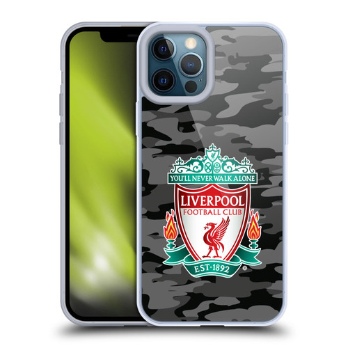 Liverpool Football Club Camou Away Colourways Crest Soft Gel Case for Apple iPhone 12 Pro Max & MagSafe