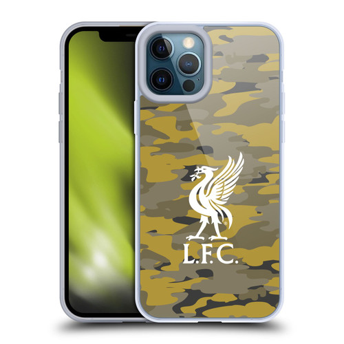 Liverpool Football Club Camou Royal Colourways Liver Bird Soft Gel Case for Apple iPhone 12 Pro Max & MagSafe