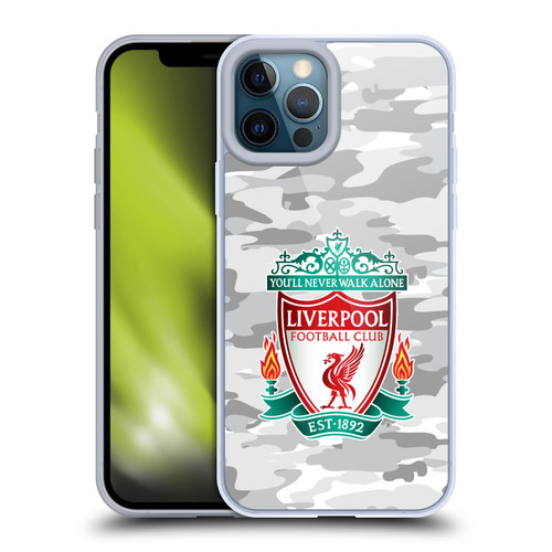 Liverpool Football Club Camou Third Colourways Crest Soft Gel Case for Apple iPhone 12 Pro Max & MagSafe