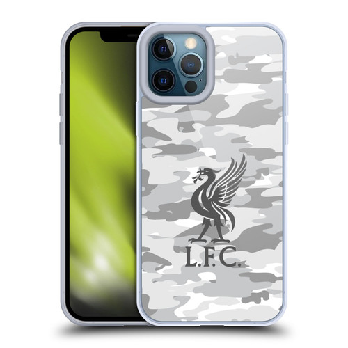 Liverpool Football Club Camou Third Colourways Liver Bird Soft Gel Case for Apple iPhone 12 Pro Max & MagSafe