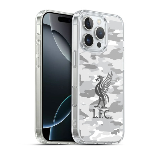 Liverpool Football Club Camou Third Colourways Liver Bird Soft Gel Case for Apple iPhone 16 Pro & MagSafe