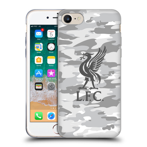 Liverpool Football Club Camou Third Colourways Liver Bird Soft Gel Case for Apple iPhone 7 / 8 / SE 2020 & 2022 & MagSafe