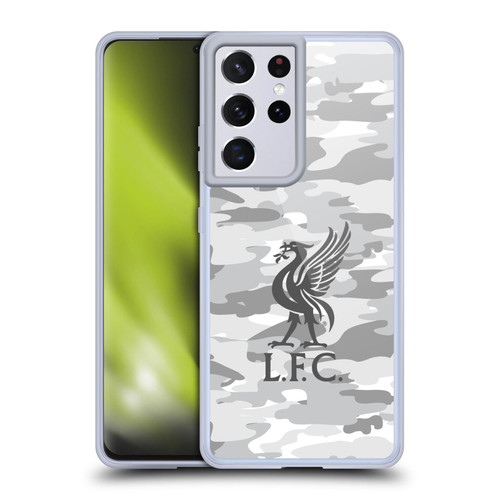 Liverpool Football Club Camou Third Colourways Liver Bird Soft Gel Case for Samsung Galaxy S21 Ultra 5G & MagSafe