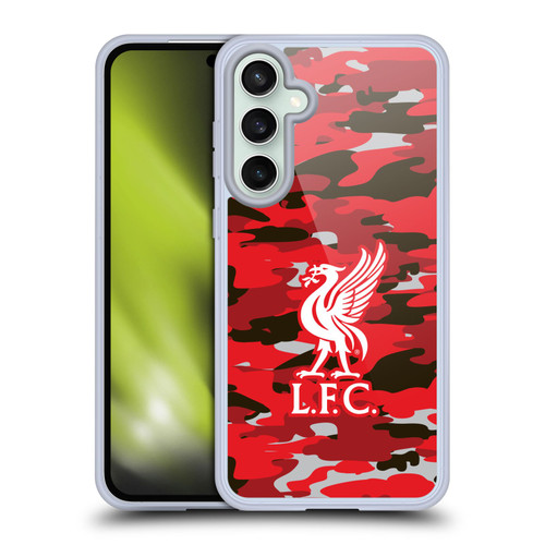 Liverpool Football Club Camou Club Colourways Liver Bird Soft Gel Case for Samsung Galaxy S23 FE 5G & MagSafe