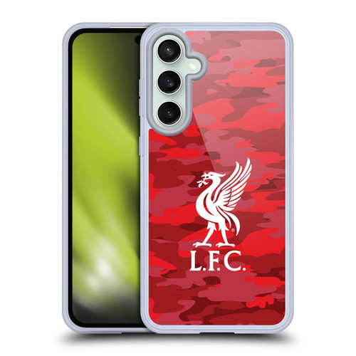 Liverpool Football Club Camou Home Colourways Liver Bird Soft Gel Case for Samsung Galaxy S23 FE 5G & MagSafe
