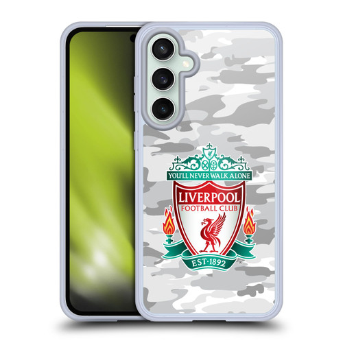 Liverpool Football Club Camou Third Colourways Crest Soft Gel Case for Samsung Galaxy S23 FE 5G & MagSafe