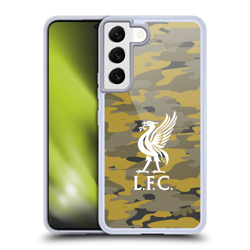Liverpool Football Club Camou Royal Colourways Liver Bird Soft Gel Case for Samsung Galaxy S22 5G & MagSafe