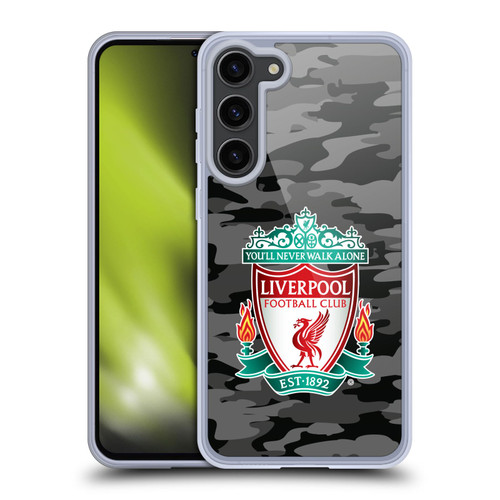 Liverpool Football Club Camou Away Colourways Crest Soft Gel Case for Samsung Galaxy S23+ 5G & MagSafe