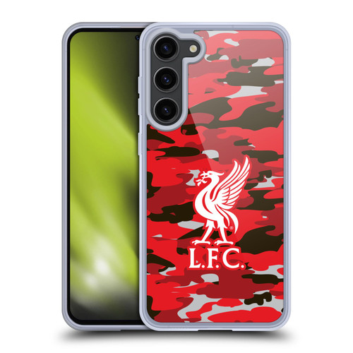 Liverpool Football Club Camou Club Colourways Liver Bird Soft Gel Case for Samsung Galaxy S23+ 5G & MagSafe