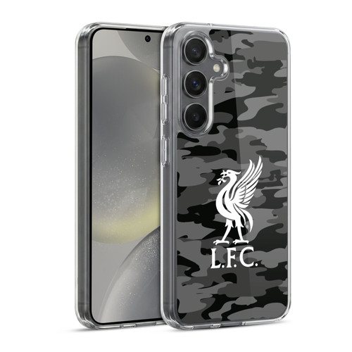 Liverpool Football Club Camou Away Colourways Liver Bird Soft Gel Case for Samsung Galaxy S24 5G & MagSafe