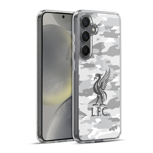 Liverpool Football Club Camou Third Colourways Liver Bird Soft Gel Case for Samsung Galaxy S24+ 5G & MagSafe