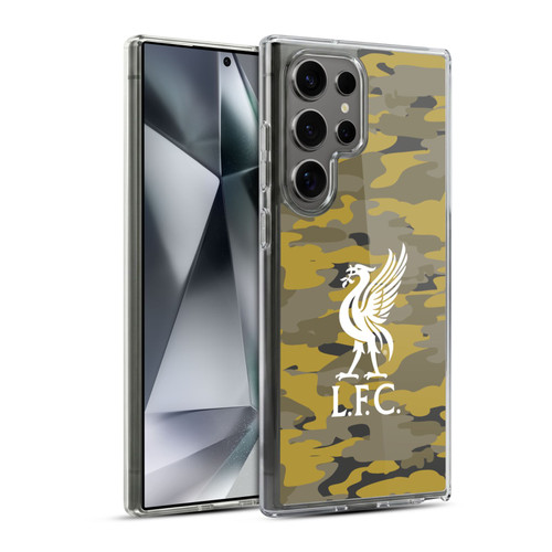 Liverpool Football Club Camou Royal Colourways Liver Bird Soft Gel Case for Samsung Galaxy S24 Ultra 5G & MagSafe