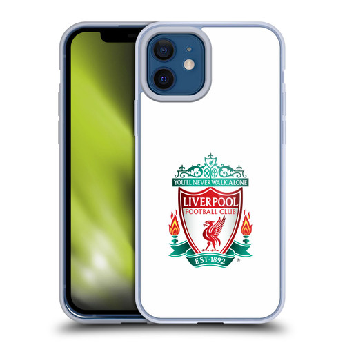 Liverpool Football Club Crest 1 White 1 Soft Gel Case for Apple iPhone 12 / iPhone 12 Pro & MagSafe
