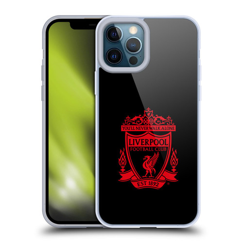 Liverpool Football Club Crest 1 Black 2 Soft Gel Case for Apple iPhone 12 Pro Max & MagSafe