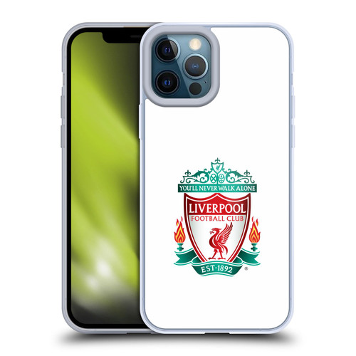 Liverpool Football Club Crest 1 White 1 Soft Gel Case for Apple iPhone 12 Pro Max & MagSafe