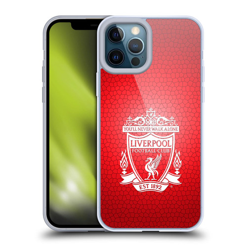 Liverpool Football Club Crest 2 Red Pixel 2 Soft Gel Case for Apple iPhone 12 Pro Max & MagSafe