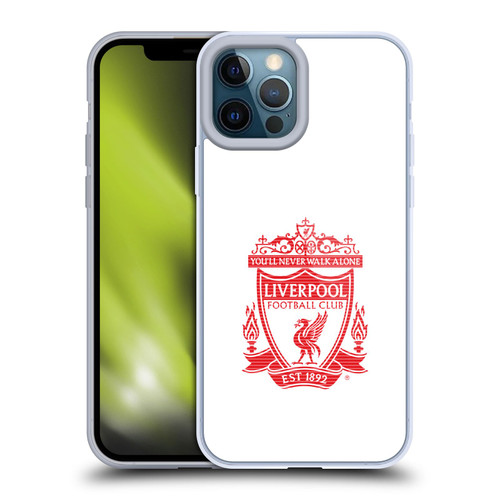 Liverpool Football Club Crest 2 White Soft Gel Case for Apple iPhone 12 Pro Max & MagSafe