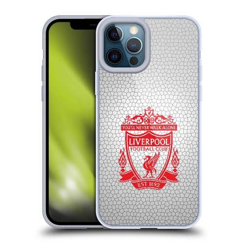 Liverpool Football Club Crest 2 White Pixel 2 Soft Gel Case for Apple iPhone 12 Pro Max & MagSafe