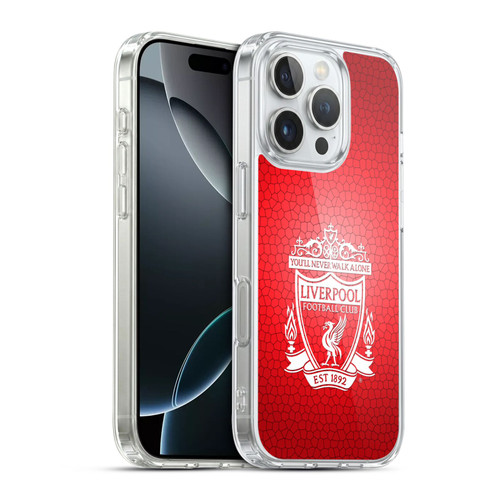 Liverpool Football Club Crest 2 Red Pixel 2 Soft Gel Case for Apple iPhone 16 Pro & MagSafe