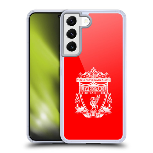 Liverpool Football Club Crest 2 Red Soft Gel Case for Samsung Galaxy S22 5G & MagSafe