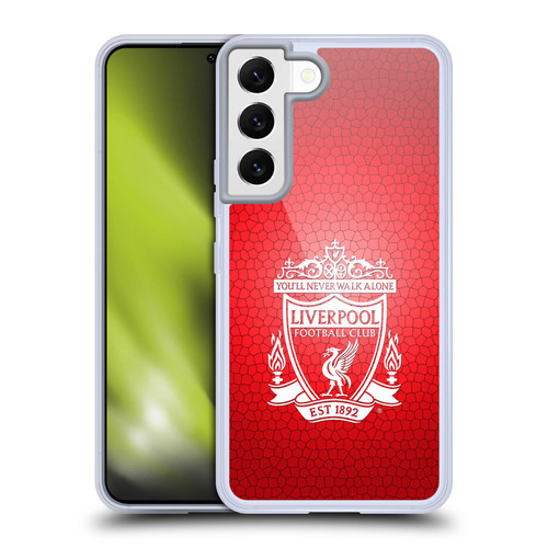 Liverpool Football Club Crest 2 Red Pixel 2 Soft Gel Case for Samsung Galaxy S22 5G & MagSafe