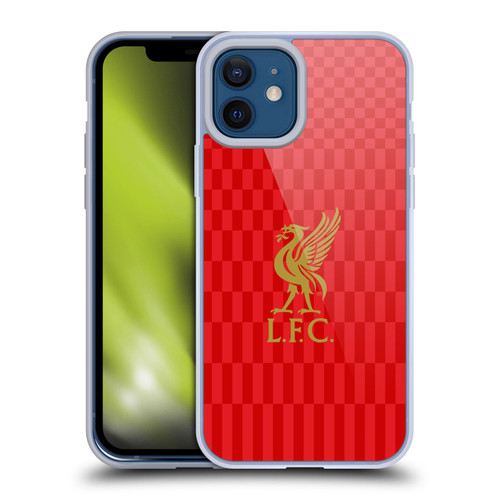 Liverpool Football Club Liver Bird Gold On Red Kit Soft Gel Case for Apple iPhone 12 / iPhone 12 Pro & MagSafe