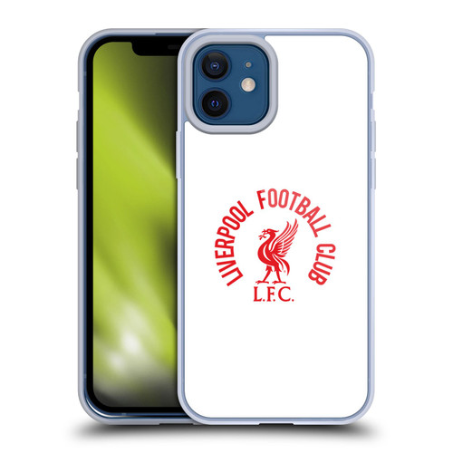 Liverpool Football Club Liver Bird Red LFC On White Soft Gel Case for Apple iPhone 12 / iPhone 12 Pro & MagSafe
