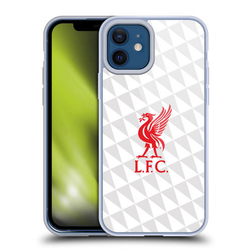 Liverpool Football Club Liver Bird Red On White Kit Soft Gel Case for Apple iPhone 12 / iPhone 12 Pro & MagSafe