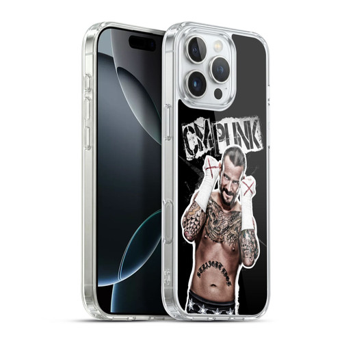 WWE CM Punk Graphics Soft Gel Case for Apple iPhone 16 Pro Max & MagSafe