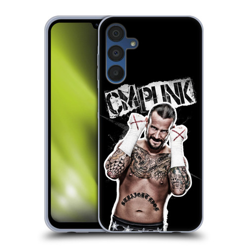WWE CM Punk Graphics Soft Gel Case for Samsung Galaxy A15 & MagSafe