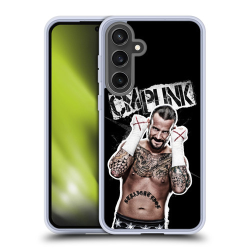 WWE CM Punk Graphics Soft Gel Case for Samsung Galaxy S24 FE & MagSafe