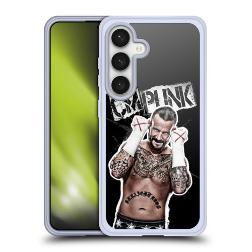 WWE CM Punk Graphics Soft Gel Case for Samsung Galaxy S24 5G & MagSafe