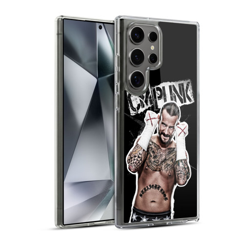 WWE CM Punk Graphics Soft Gel Case for Samsung Galaxy S24 Ultra 5G & MagSafe