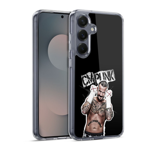 WWE CM Punk Graphics Soft Gel Case for Samsung Galaxy S25 & MagSafe