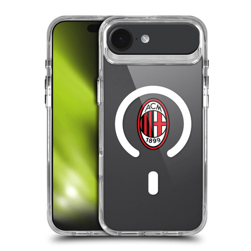 AC Milan Logo Icon Crest SHOCKPROOF BUMPER CASE COMPATIBLE WITH Apple iPhone 17 Air & MAGSAFE