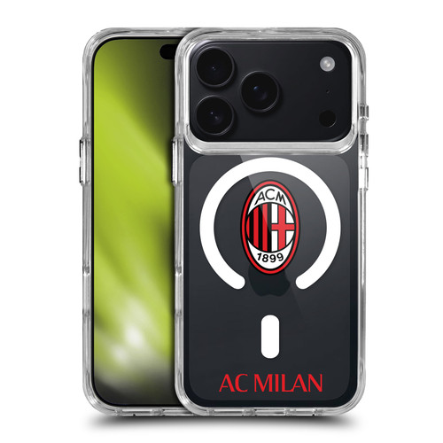 AC Milan Logo Icon Crest Logotype SHOCKPROOF BUMPER CASE COMPATIBLE WITH Apple iPhone 17 Pro & MAGSAFE