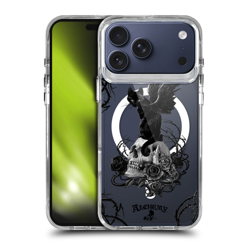 Alchemy Gothic Gothic Art Nine Lives Of Poe Skull Cat SHOCKPROOF BUMPER CASE COMPATIBLE WITH Apple iPhone 17 Pro Max & MAGSAFE