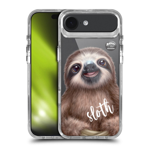 Animal Club International Icons Sloth SHOCKPROOF BUMPER CASE COMPATIBLE WITH Apple iPhone 17 Air & MAGSAFE