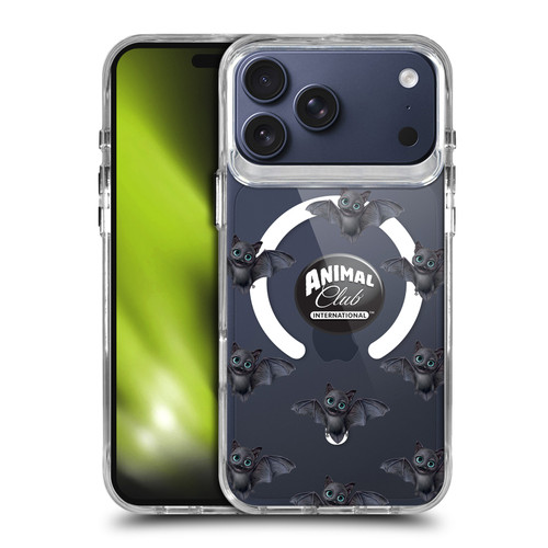 Animal Club International Icons Bat Pattern SHOCKPROOF BUMPER CASE COMPATIBLE WITH Apple iPhone 17 Pro Max & MAGSAFE