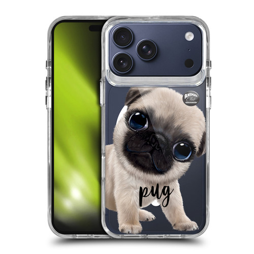 Animal Club International Icons Pug SHOCKPROOF BUMPER CASE COMPATIBLE WITH Apple iPhone 17 Pro Max & MAGSAFE