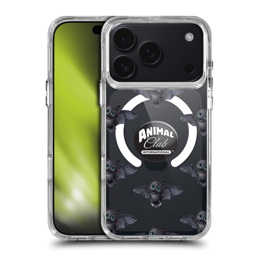 Animal Club International Icons Bat Pattern SHOCKPROOF BUMPER CASE COMPATIBLE WITH Apple iPhone 17 Pro & MAGSAFE