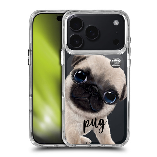 Animal Club International Icons Pug SHOCKPROOF BUMPER CASE COMPATIBLE WITH Apple iPhone 17 Pro & MAGSAFE