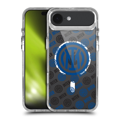 Fc Internazionale Milano Logo Icon Crest Pattern SHOCKPROOF BUMPER CASE COMPATIBLE WITH Apple iPhone 17 Air & MAGSAFE