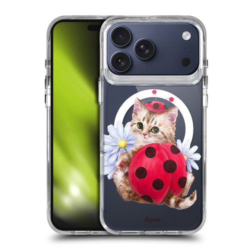 Kayomi Harai Animals Ladybug Cat SHOCKPROOF BUMPER CASE COMPATIBLE WITH Apple iPhone 17 Pro Max & MAGSAFE