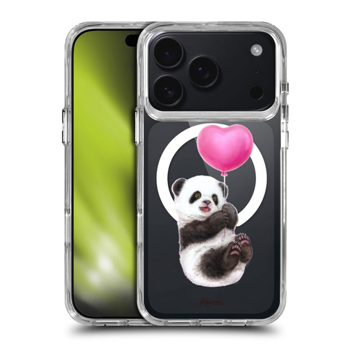 Kayomi Harai Animals Panda Balloon SHOCKPROOF BUMPER CASE COMPATIBLE WITH Apple iPhone 17 Pro & MAGSAFE