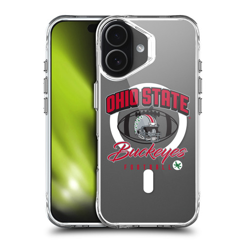 Ohio State University Logo Icon Football SHOCKPROOF BUMPER CASE COMPATIBLE WITH Apple iPhone 17 & MAGSAFE